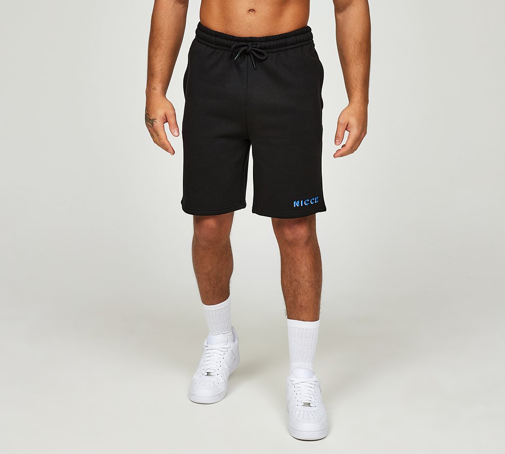 Nicce Forma Short Black Blue Footasylum