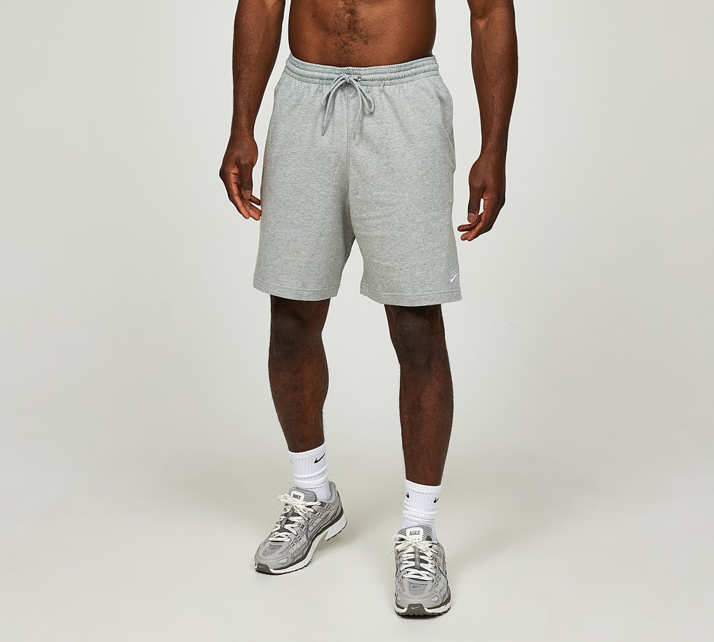 Nike Club Knit Jersey Short | Dark Grey Heather | Footasylum