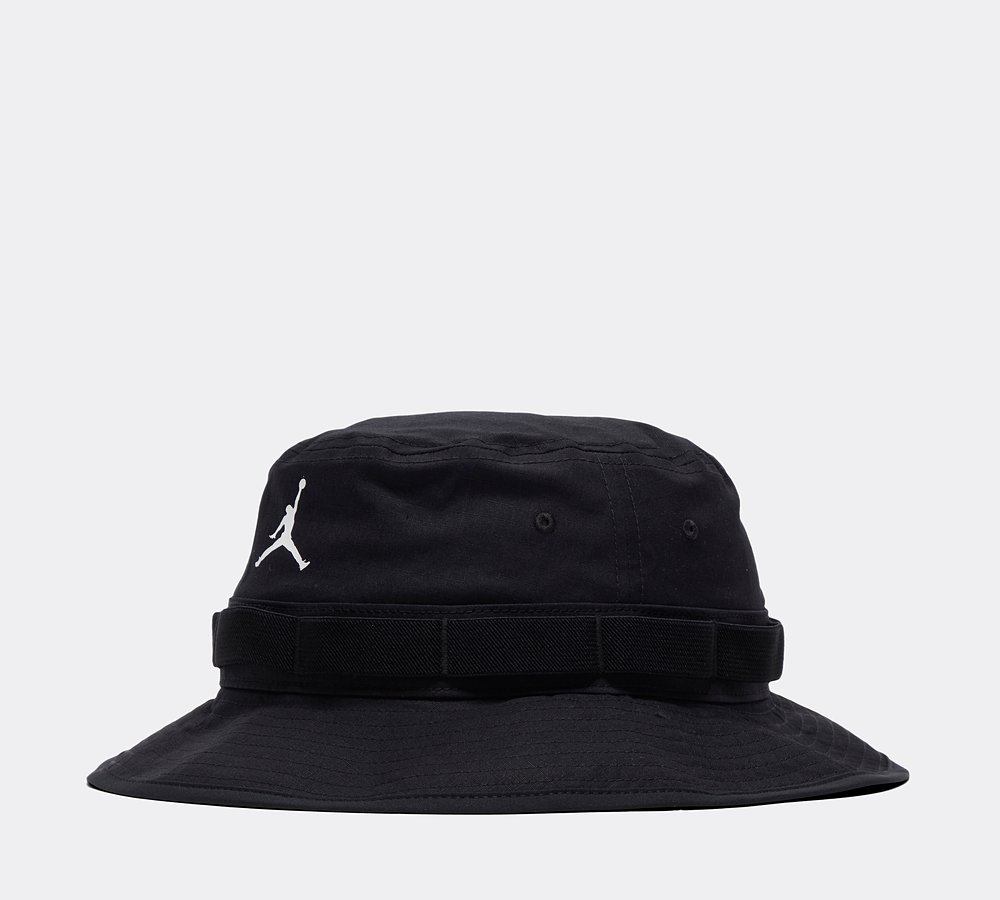 Jordan Apex Jumpman Bucket Hat Black Black White Footasylum