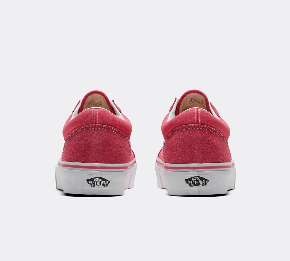 Vans Junior Old Skool Platform Trainer Honey Suckle Footasylum