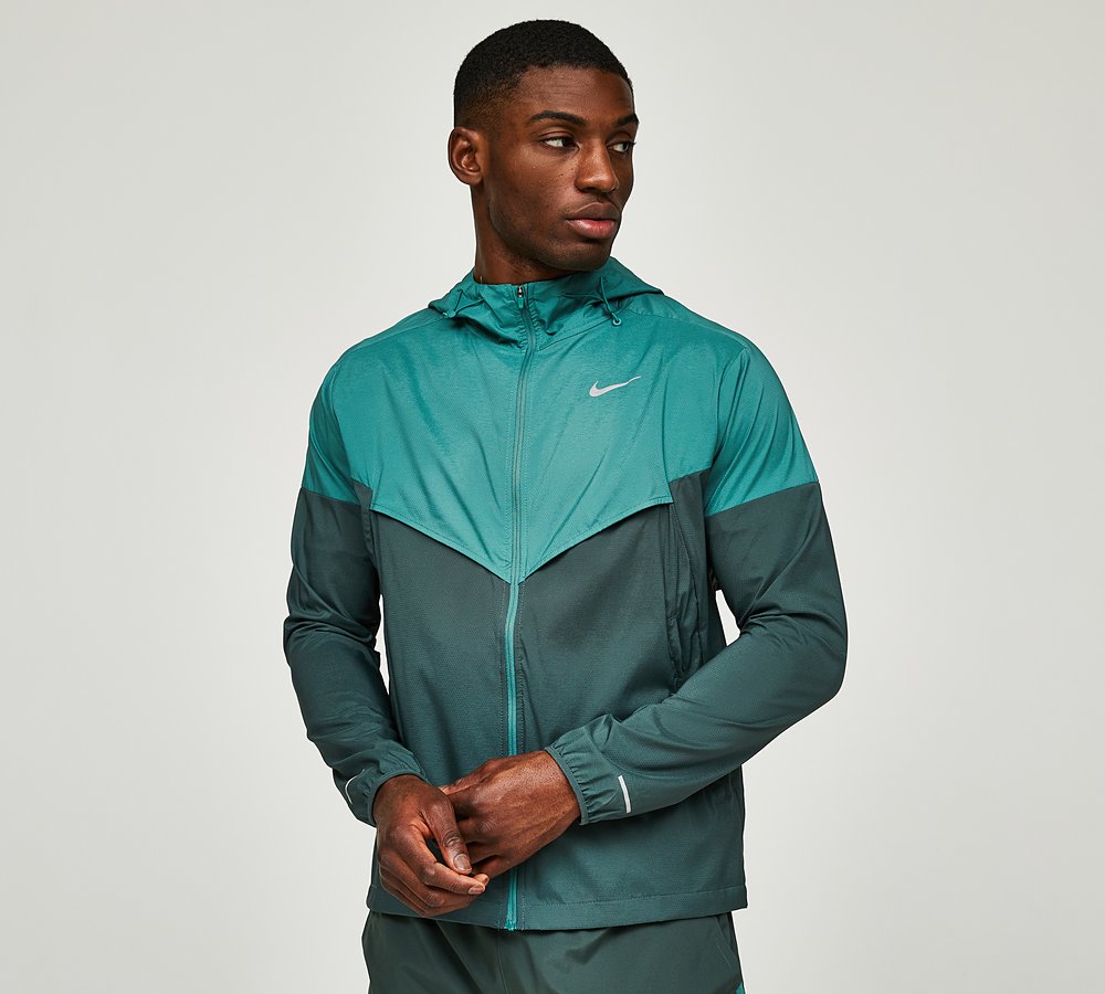 Nike Run Repel Windrunner Jacket Bicoastal Vintage Green Footasylum