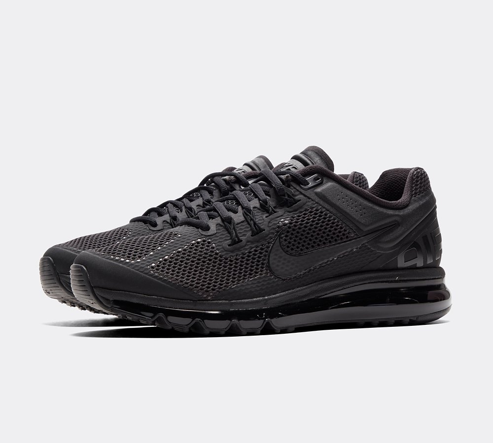 Nike Air Max 2013 Trainer Black Black Footasylum