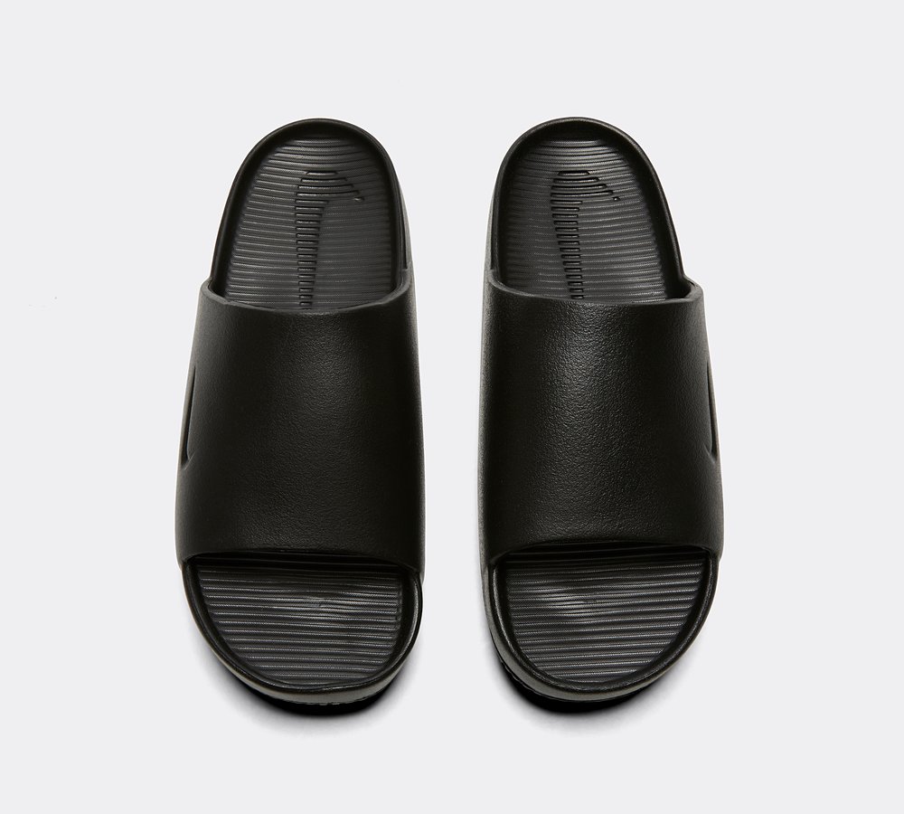 Nike Calm Slide Black Black Footasylum