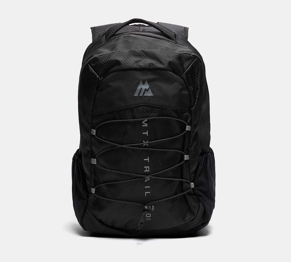 Montirex Trail 2.0 32L Backpack Black Cement Grey Footasylum
