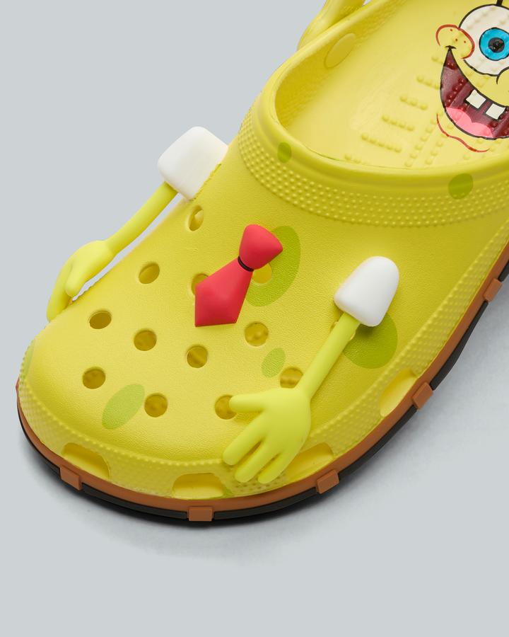 yellow spongebob crocs