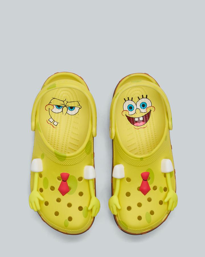 mens spongebob crocs