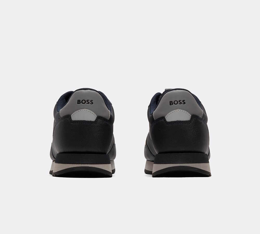 BOSS Kai Runner Trainer Dark Blue Footasylum