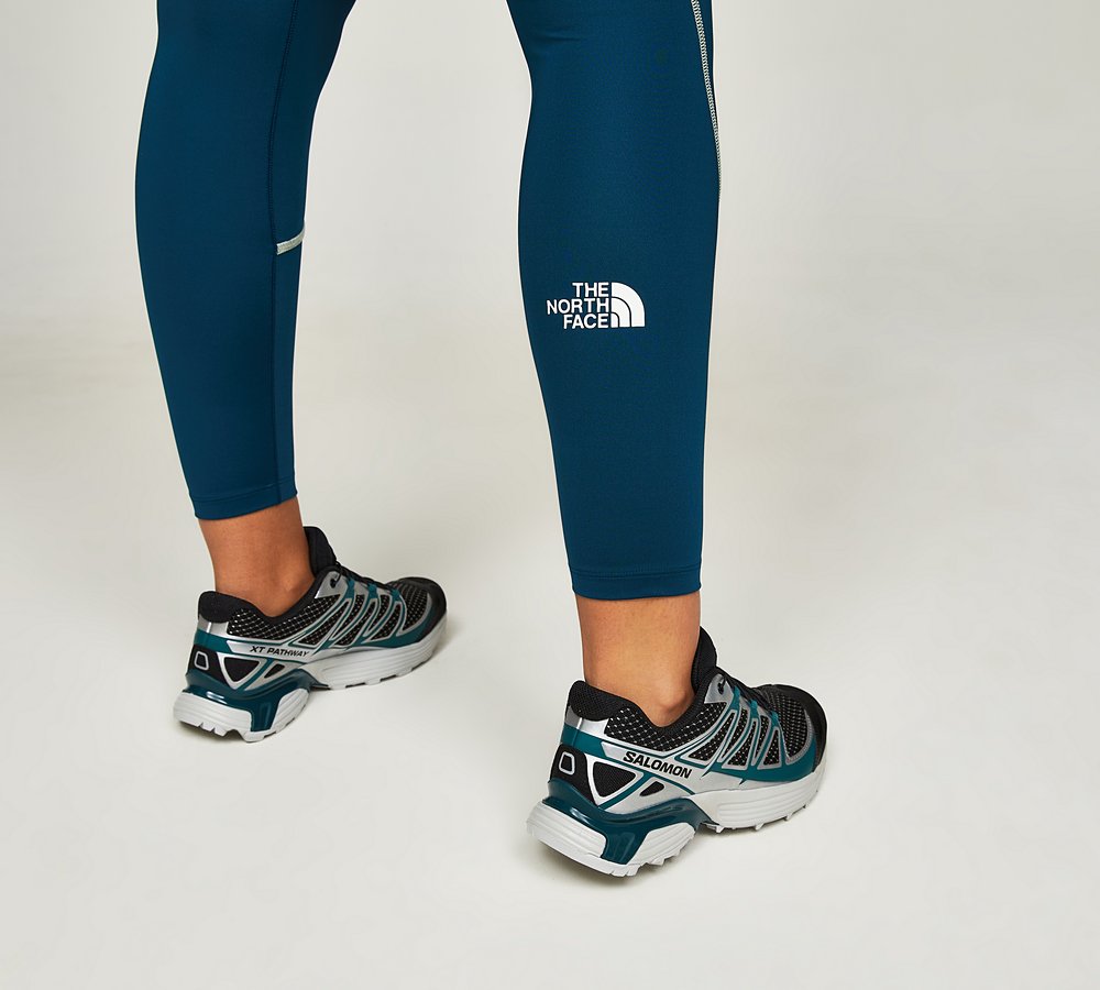 The North Face Womens Hakuun 7 8 Legging Midnight Petrol Footasylum