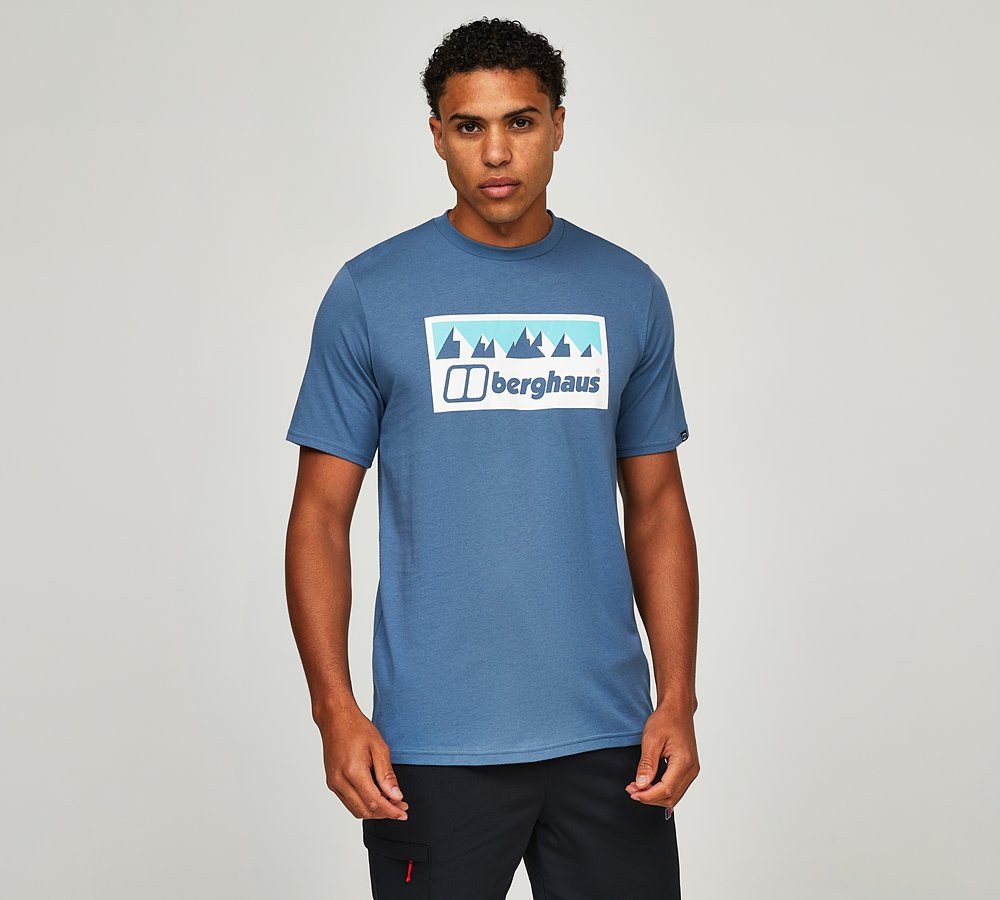 Berghaus Grey Fangs Peak Short Sleeve T Shirt Trooper Footasylum