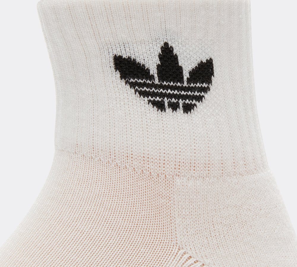 adidas Originals Pack Mid Ankle Sock White Medium Grey