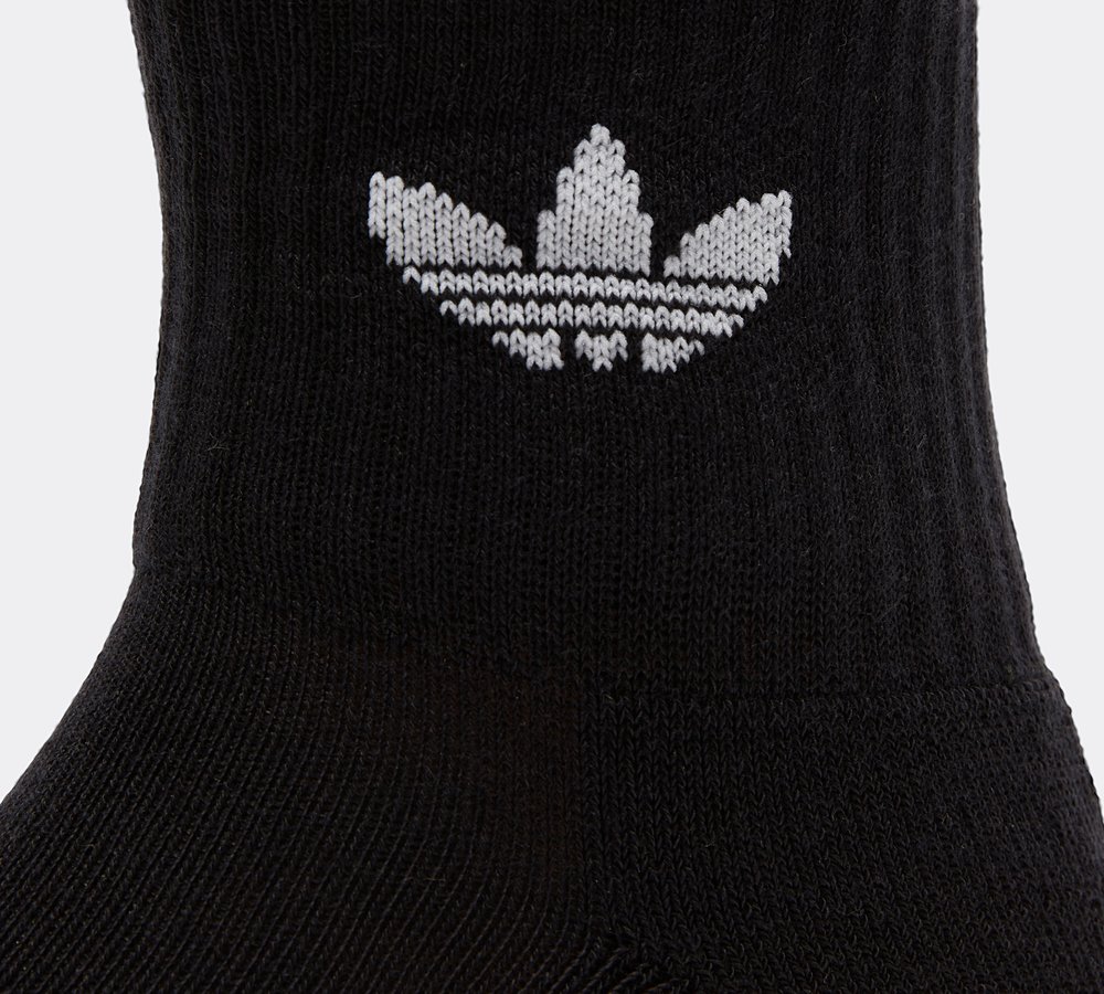 adidas Originals Pack Mid Ankle Sock White Medium Grey