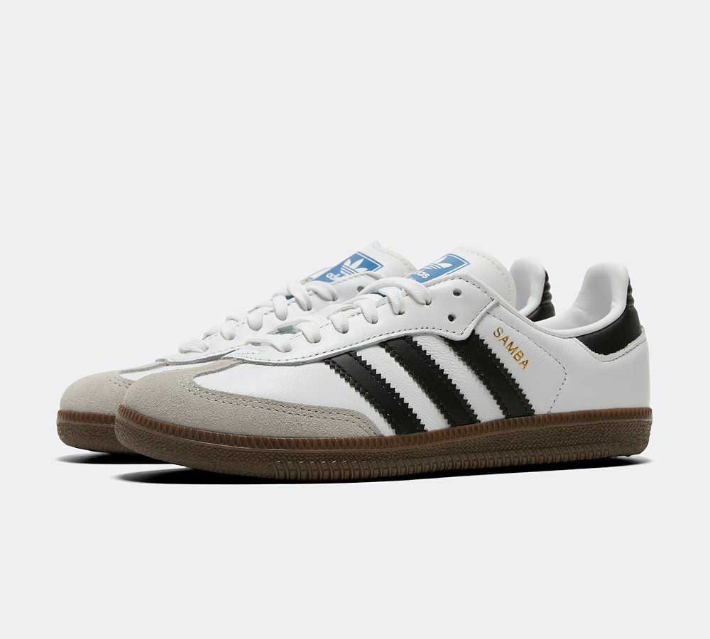 adidas Kids Samba OG Leather Sneakers