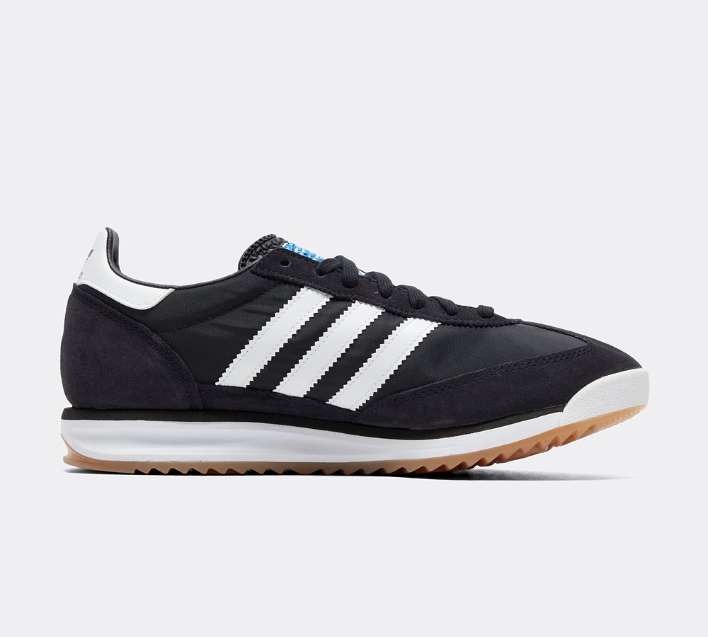 adidas Originals SL 72 OG Trainer Core Black Footwear White Blue Footasylum