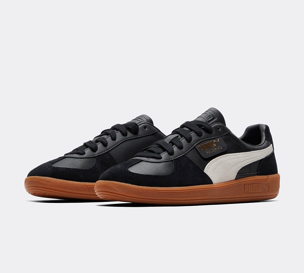Puma Palermo Trainer Puma Black Feather Grey Gum Footasylum