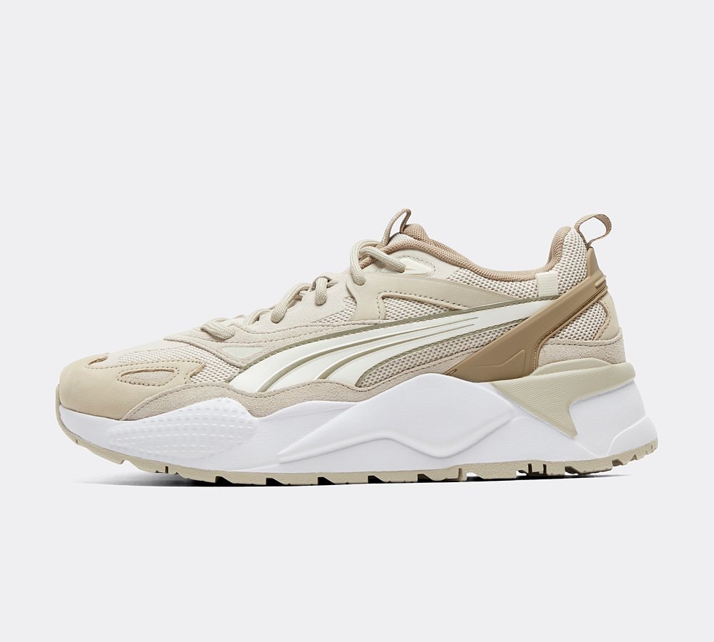 Puma RS X Efekt Premium Trainer Desert Dust Puma White Footasylum