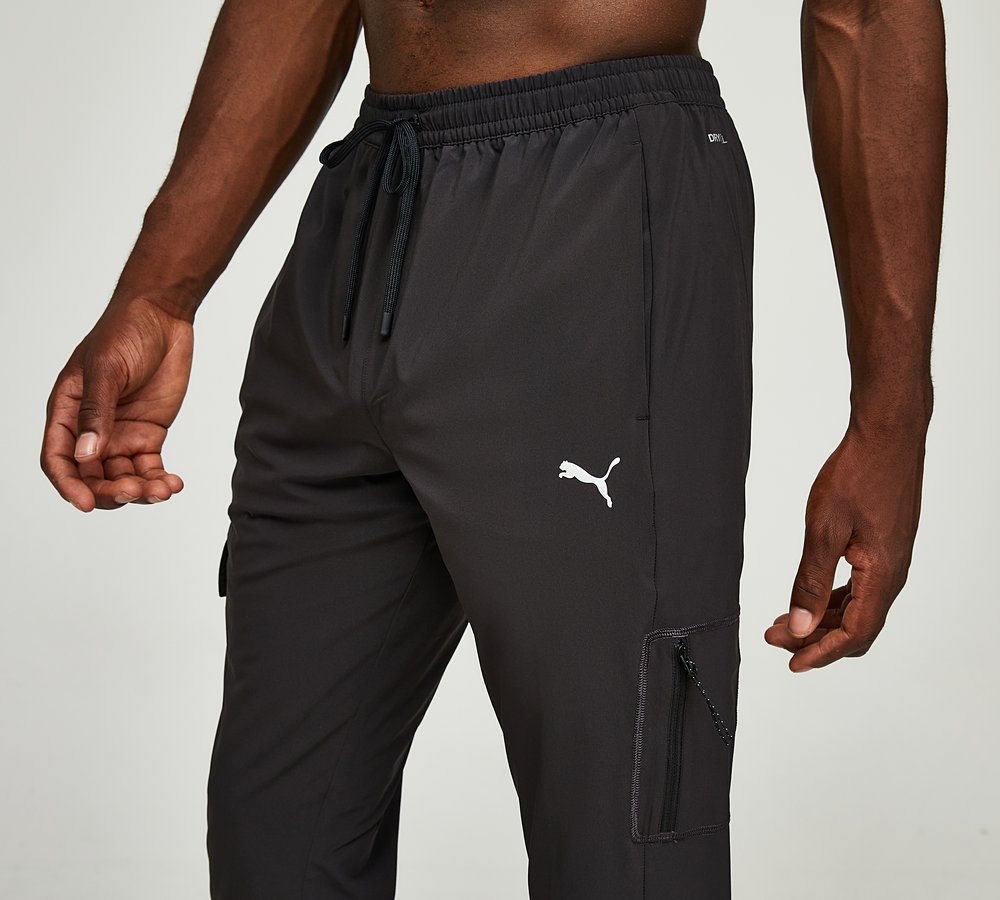 Puma Flex Woven Cargo Pant Puma Black Footasylum