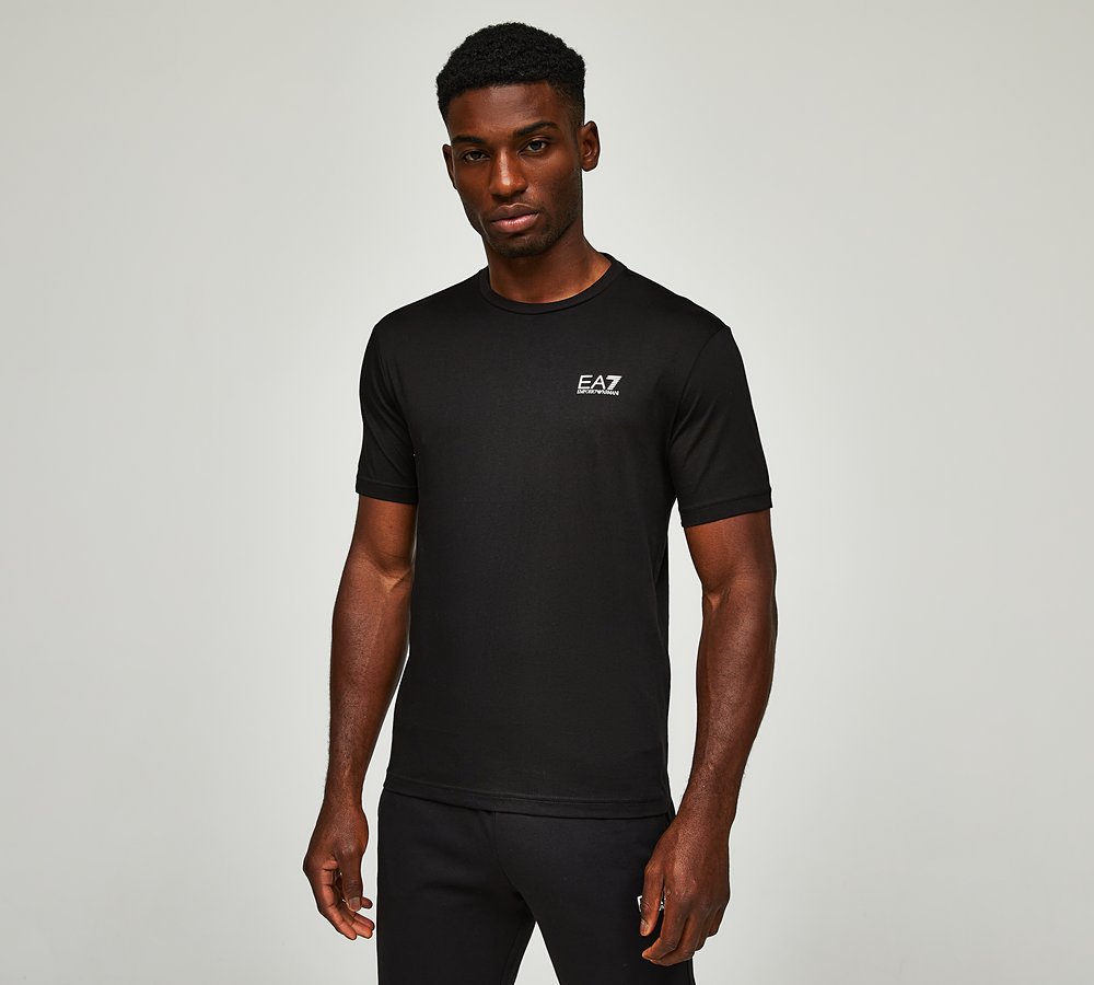 Ea7 Men's Black Core Id T-Shirt - Extra Large