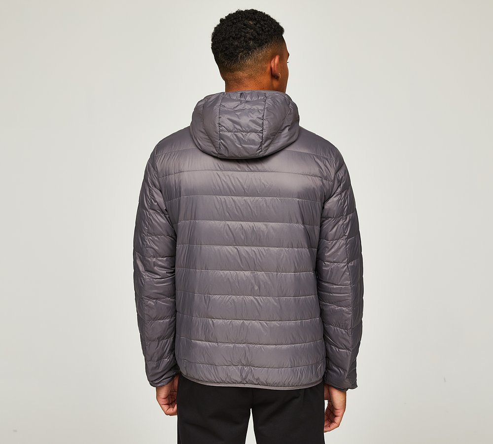 Ea7 train core hooded down jacket hotsell