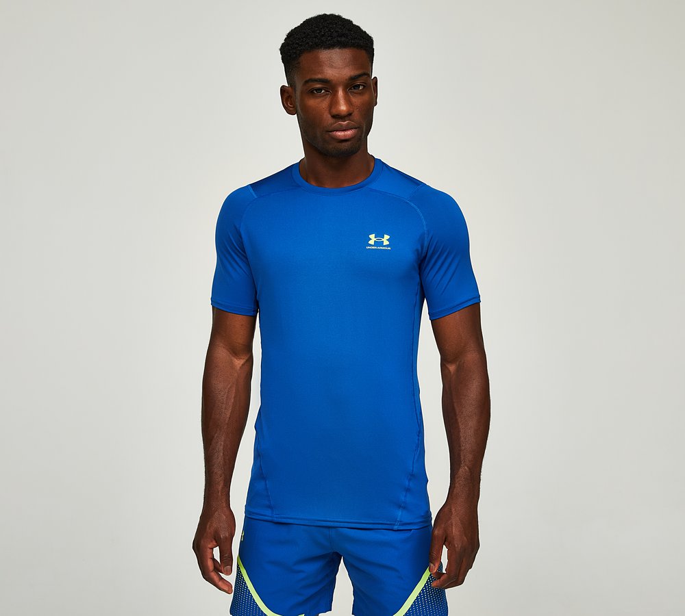 Under armour heatgear fitted short sleeve hotsell