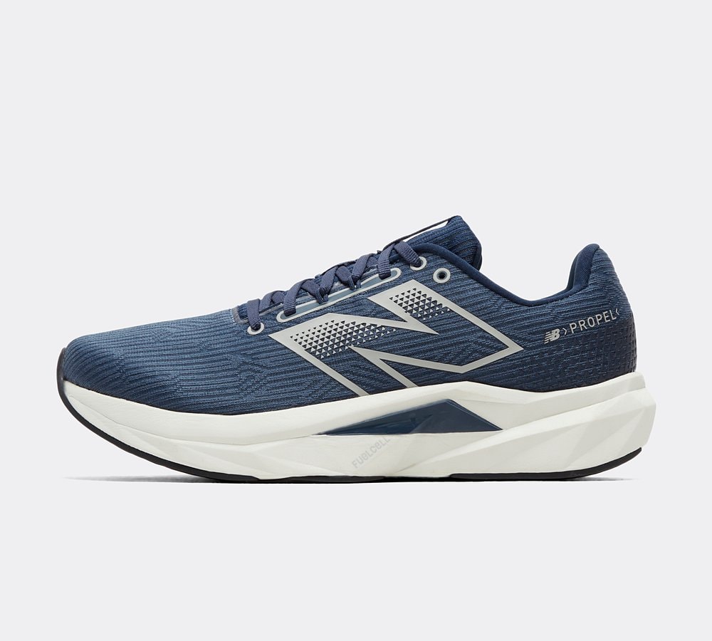 New Balance FuelCell Propel v5 Trainer NB Navy Light Arctic Grey Footasylum