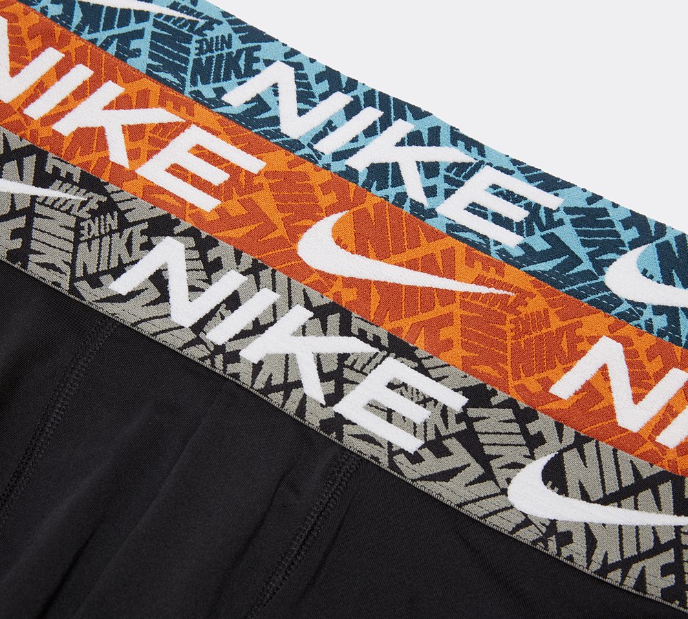 Nike 3 Pack Boxer Brief - Black - Size M