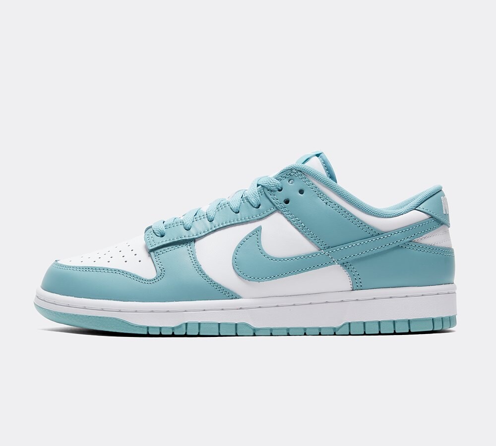 Nike Dunk Low Retro BTTYS Trainer White Denim Turquoise Footasylum