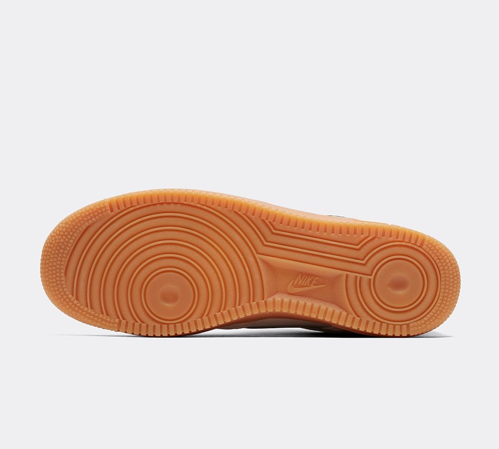 nike air force 1 low black gum
