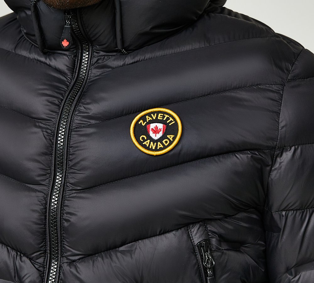Zavetti Canada Savuno Puffer Jacket Black Footasylum