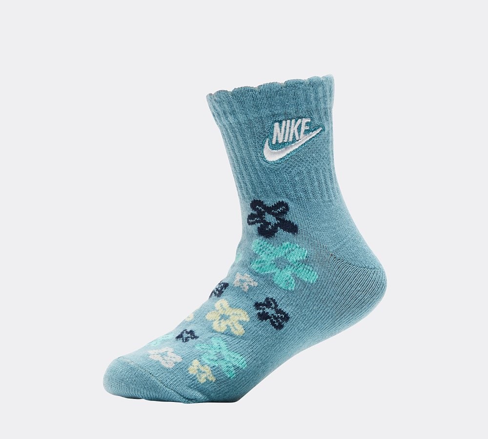 Nike Girls 6 Pack Quarter Length Sock Assorted Footasylum