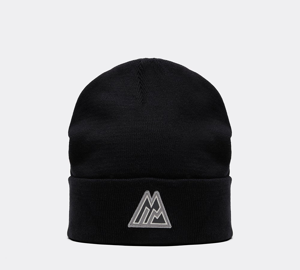 Montirex Polar Beanie | Black / Silver | Footasylum
