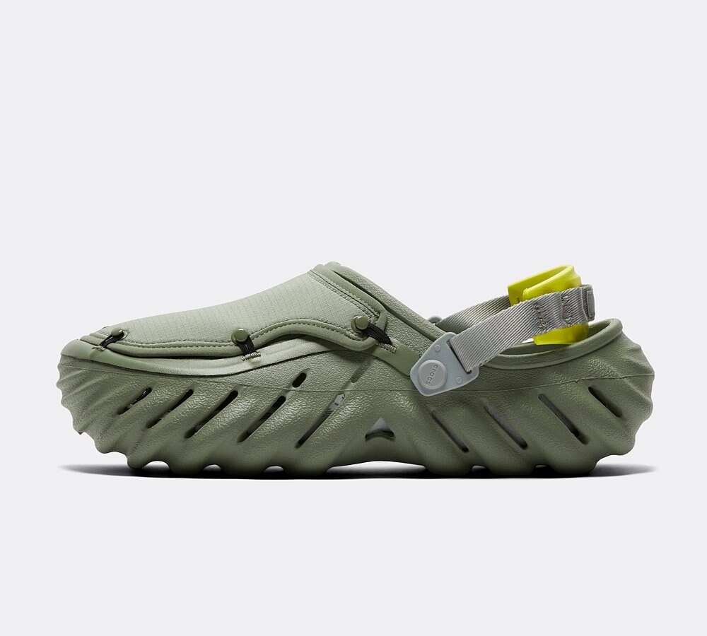 Crocs Echo Clog Ripstop Sandal Moss Multi Footasylum