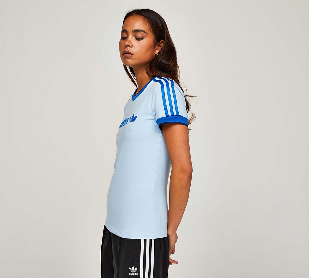 baby blue adidas shirt womens