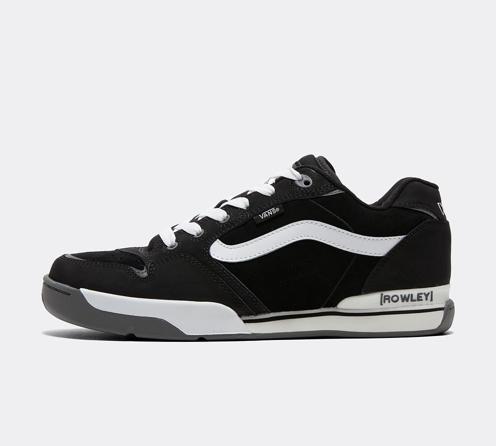 Vans Rowley XLT Trainer Black White Footasylum