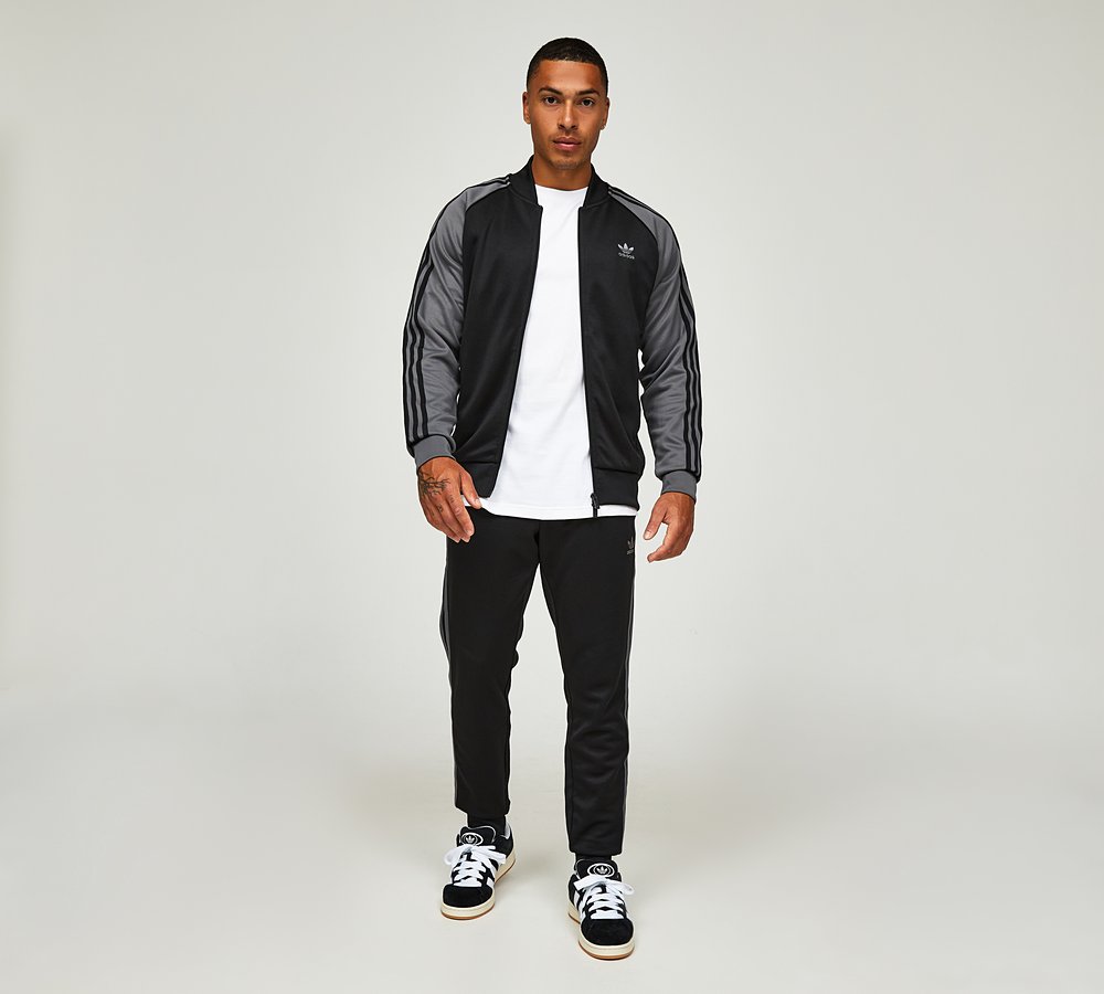 adidas Originals Adicolor Classics SST Track Top Black Grey
