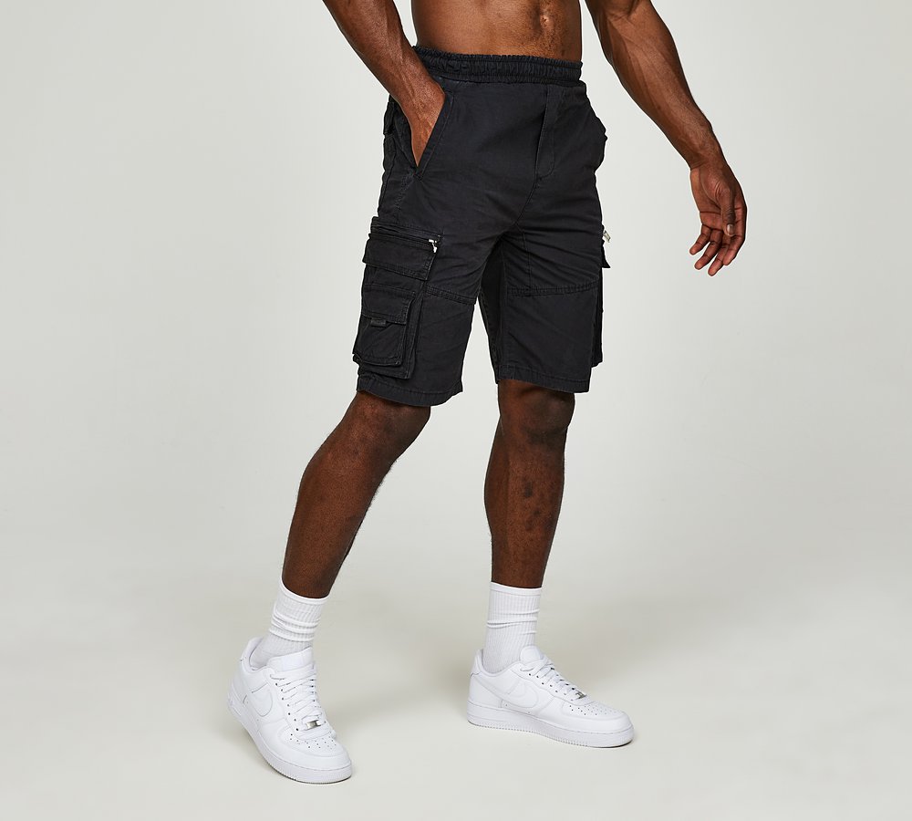 Authorized Atelier Relaxed Fit Cargo Short | Washed Black