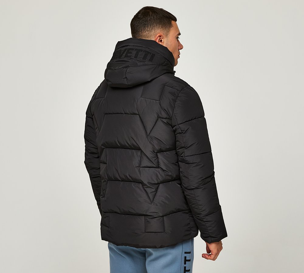 Zavetti Canada Orenza Puffer Jacket | Jet Black | Footasylum