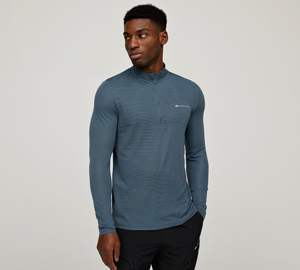 Quarter zip long sleeve top outlet