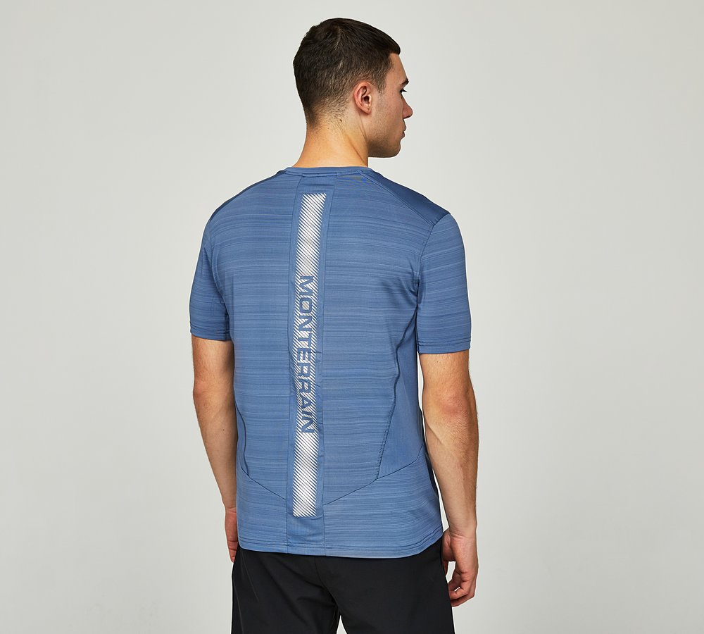 Monterrain Lyder 2.0 Space Dye T-Shirt | Blue Horizon