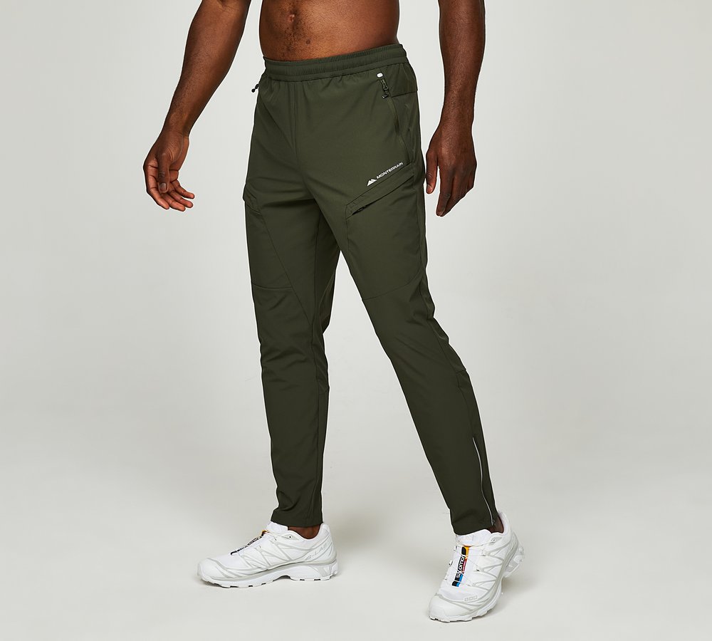 Monterrain Totality Woven Running Pant Forest Night Footasylum