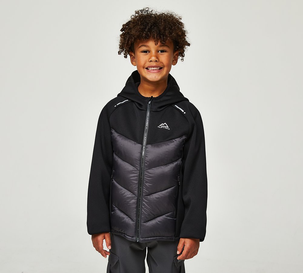 Alpyrex Nursery Tephra Hybrid Jacket Jet Black Asphalt Footasylum