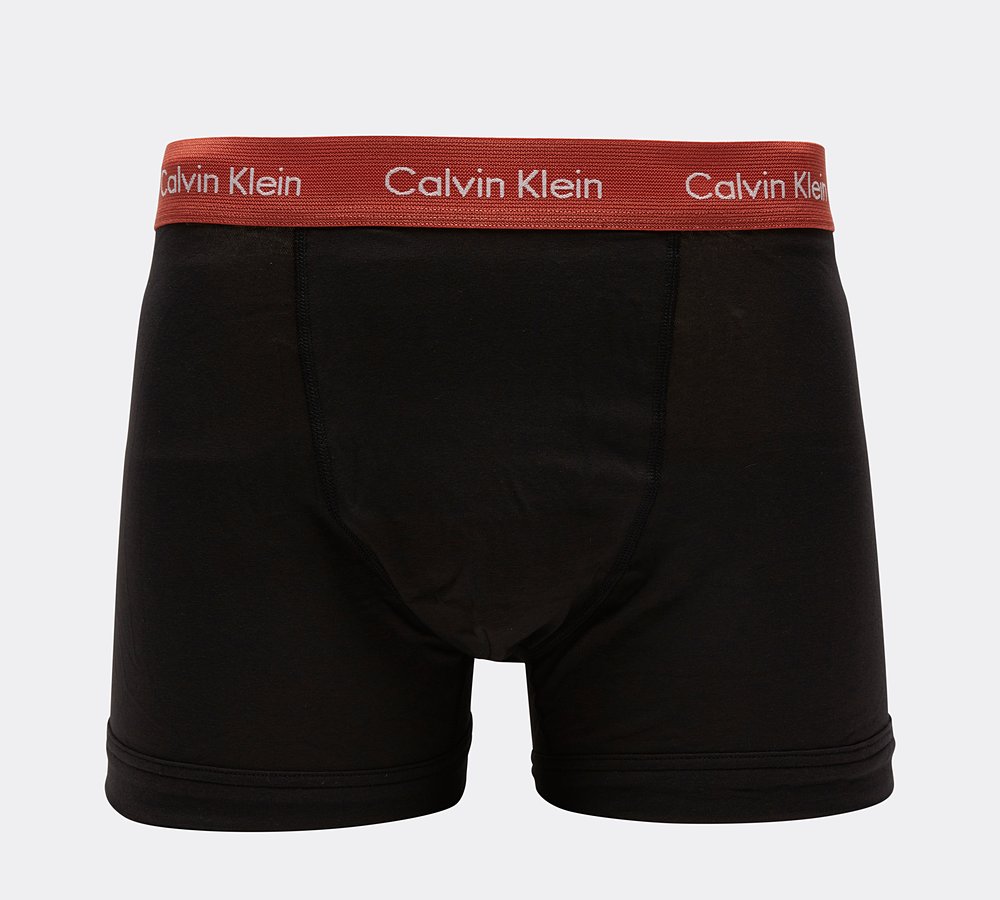Calvin Klein Men's Black 3 Pack Trunk - - Large