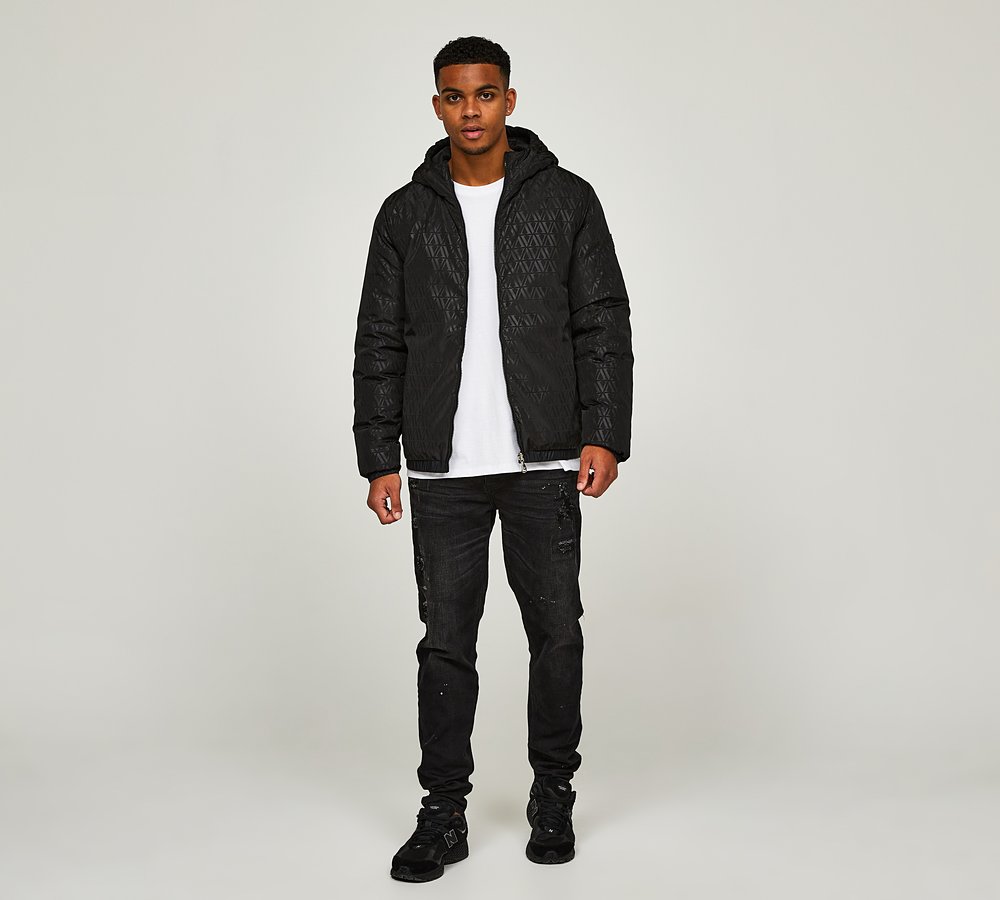 ジャケット・アウター Easy Jacket C/PE Bright Jersey Black L ジャケット・アウター Easy Jacket C/PE Bright Jersey Black L