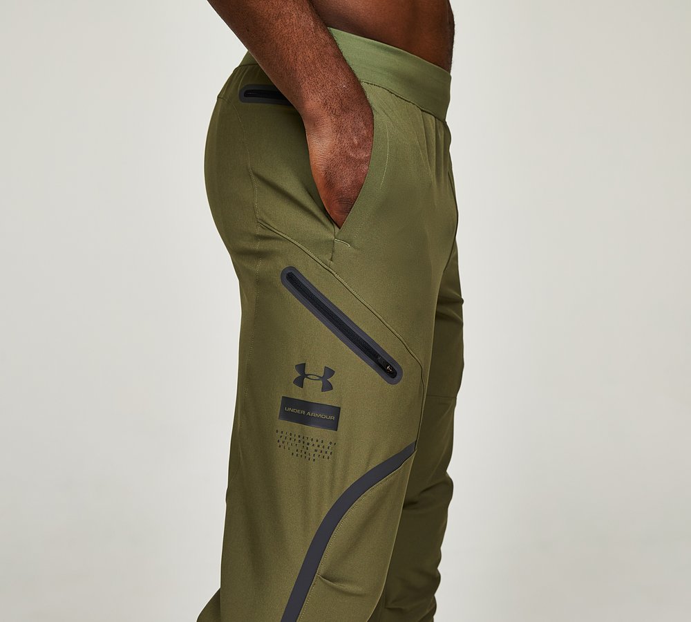 Under Armour Unstoppable Cargo Pant Marine OD Green Black