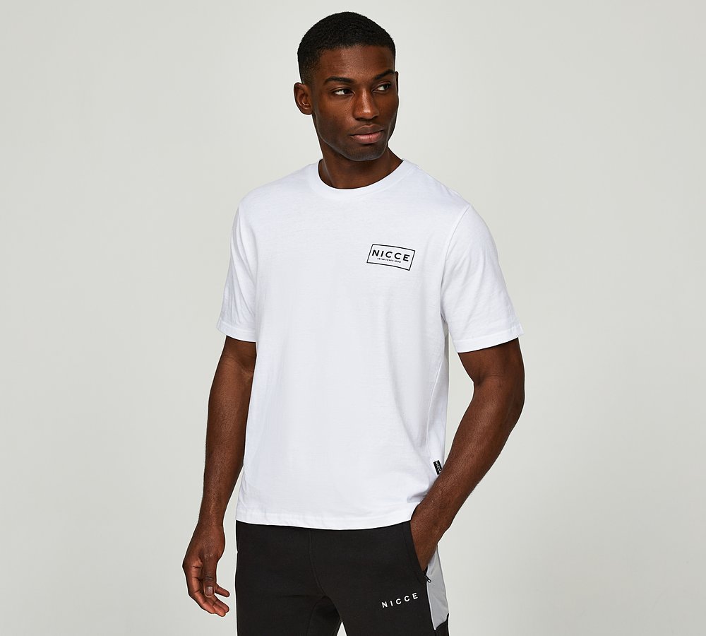 nicce white t shirt