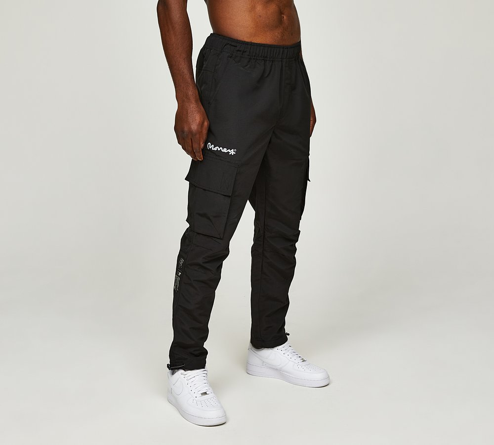 Money Clothing Cargo Pant | Black | Footasylum