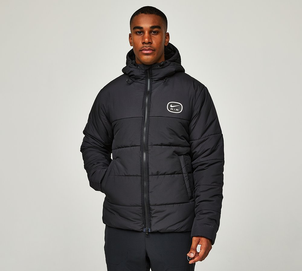 Nike Swoosh Air Synthetic Fill Jacket Black White Footasylum
