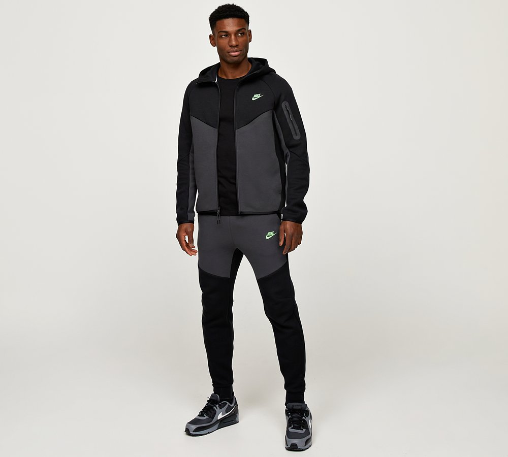 Nike tech fleece jogger black & anthracite outlet
