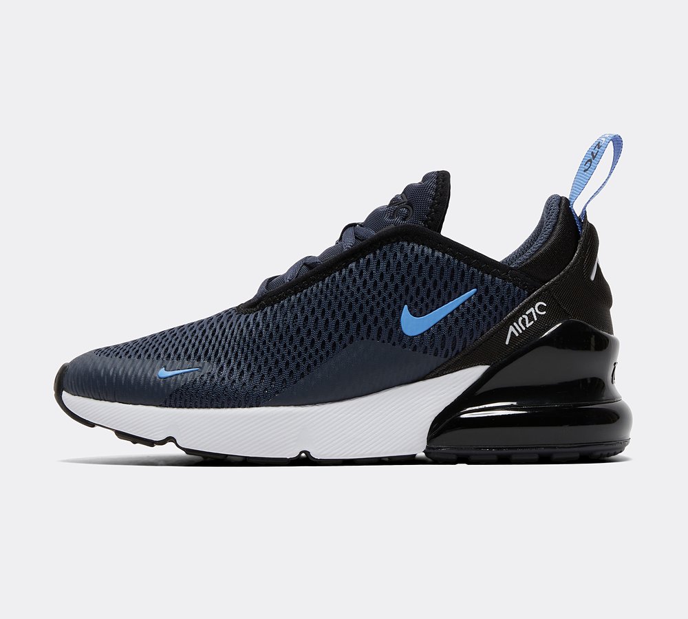 Nike Nike Infant Air Max 270 Trainer Thunder Blue Royal Pulse Black White Footasylum