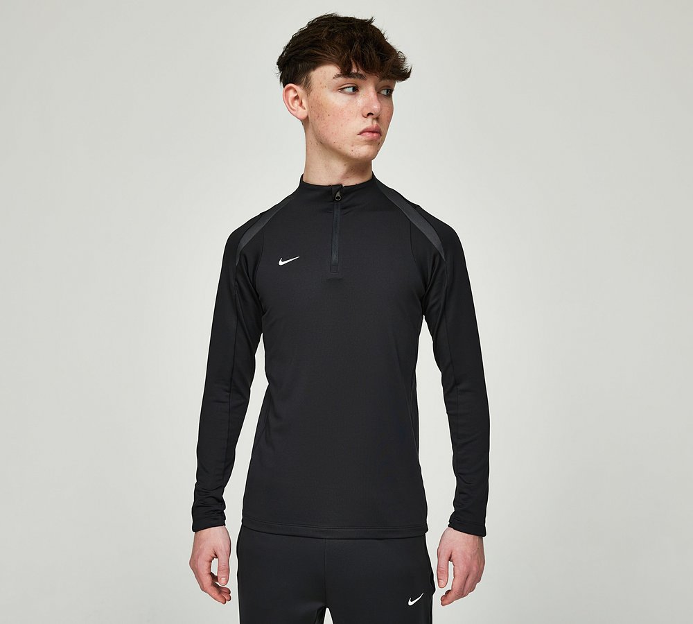 Nike Junior Dri-FIT Strike Drill Top | Black / Athracite / Black