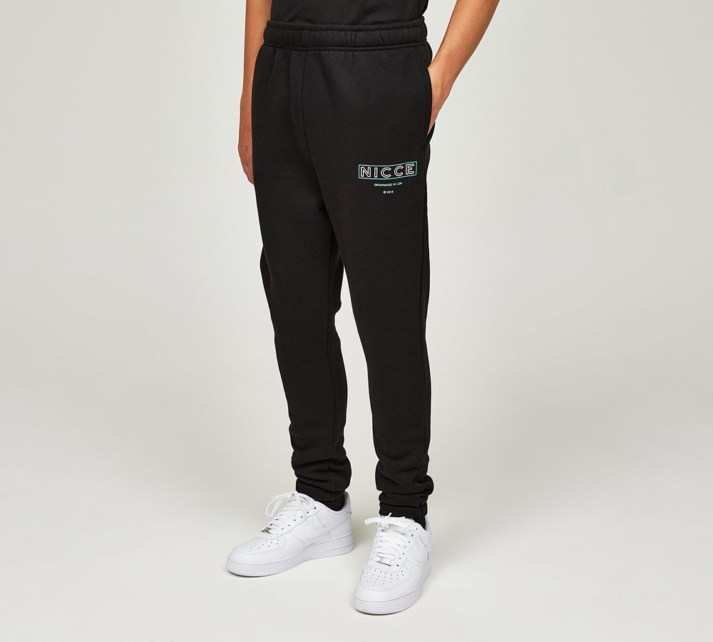 Nicce black joggers sales